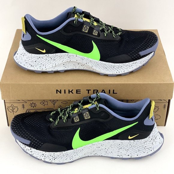 Nike Other - Nike Pegasus Trail 3 Black Green Men's Running Shoes Sneakers Strike DA8697 004